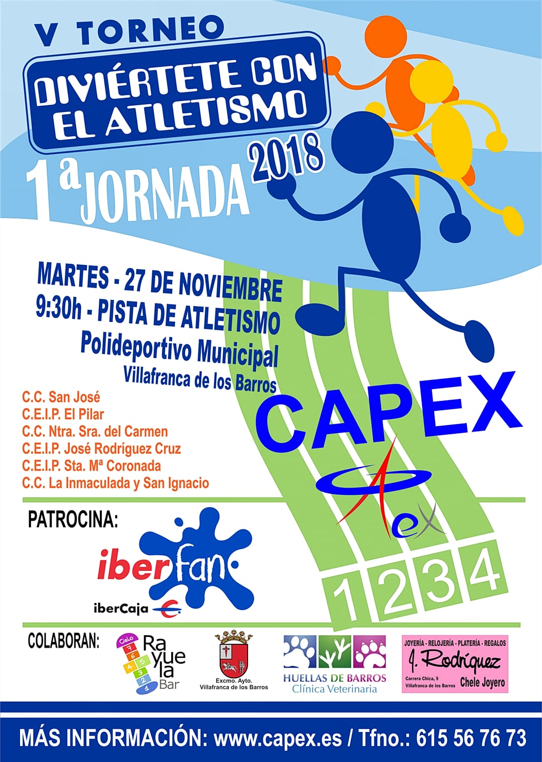 COMIENZA EL V TORNEO “DIVIERTETE CON EL ATLETISMO” IBERFAN COMIENZA EL V TORNEO “DIVIERTETE CON EL ATLETISMO” IBERFAN