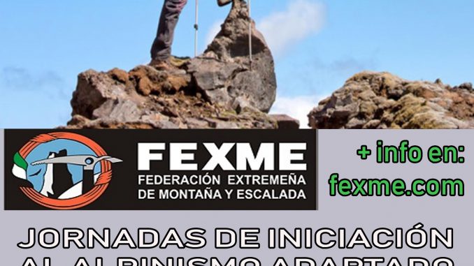 Jornadas de Iniciación al Montañismo Adaptado organizadas por FEXME