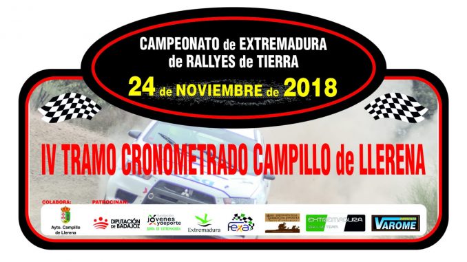El Extremadura Rallye Team organizará el IV Tramo Cronometrado Campillo de Llerena