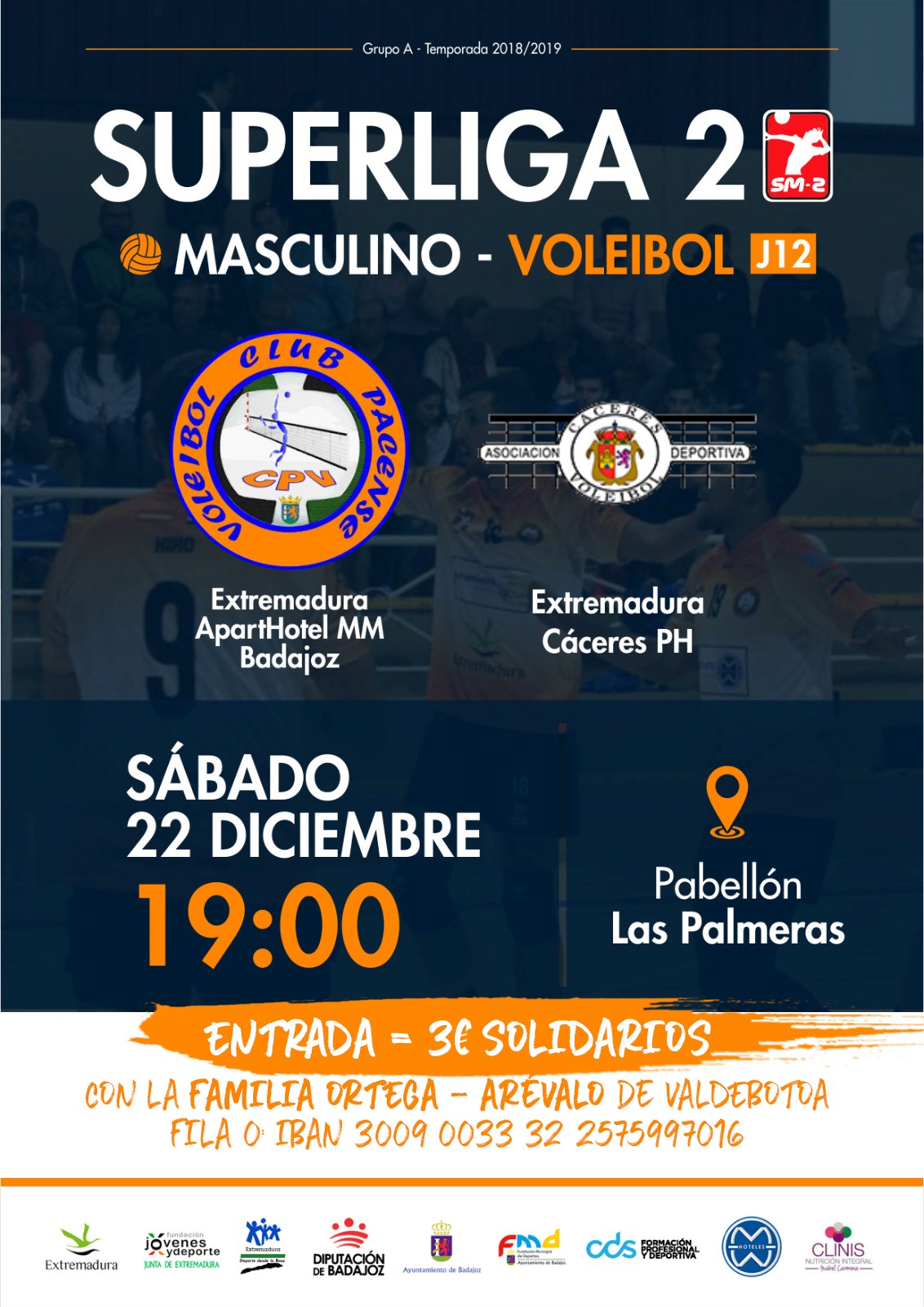 Derbi extremeño solidario para cerrar el año en Superliga Masculina 2