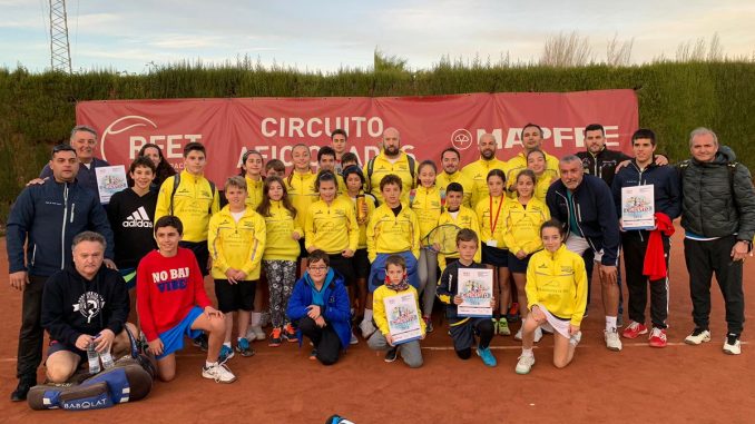 Finalizó el circuito aficionados 2018 del Tenis en la ciudad de Castellón