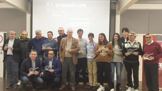 La FExT celebró la Gala del Tenis Extremeño en el Centro Nacional de Tecnificación Ciudad Deportiva de Cáceres