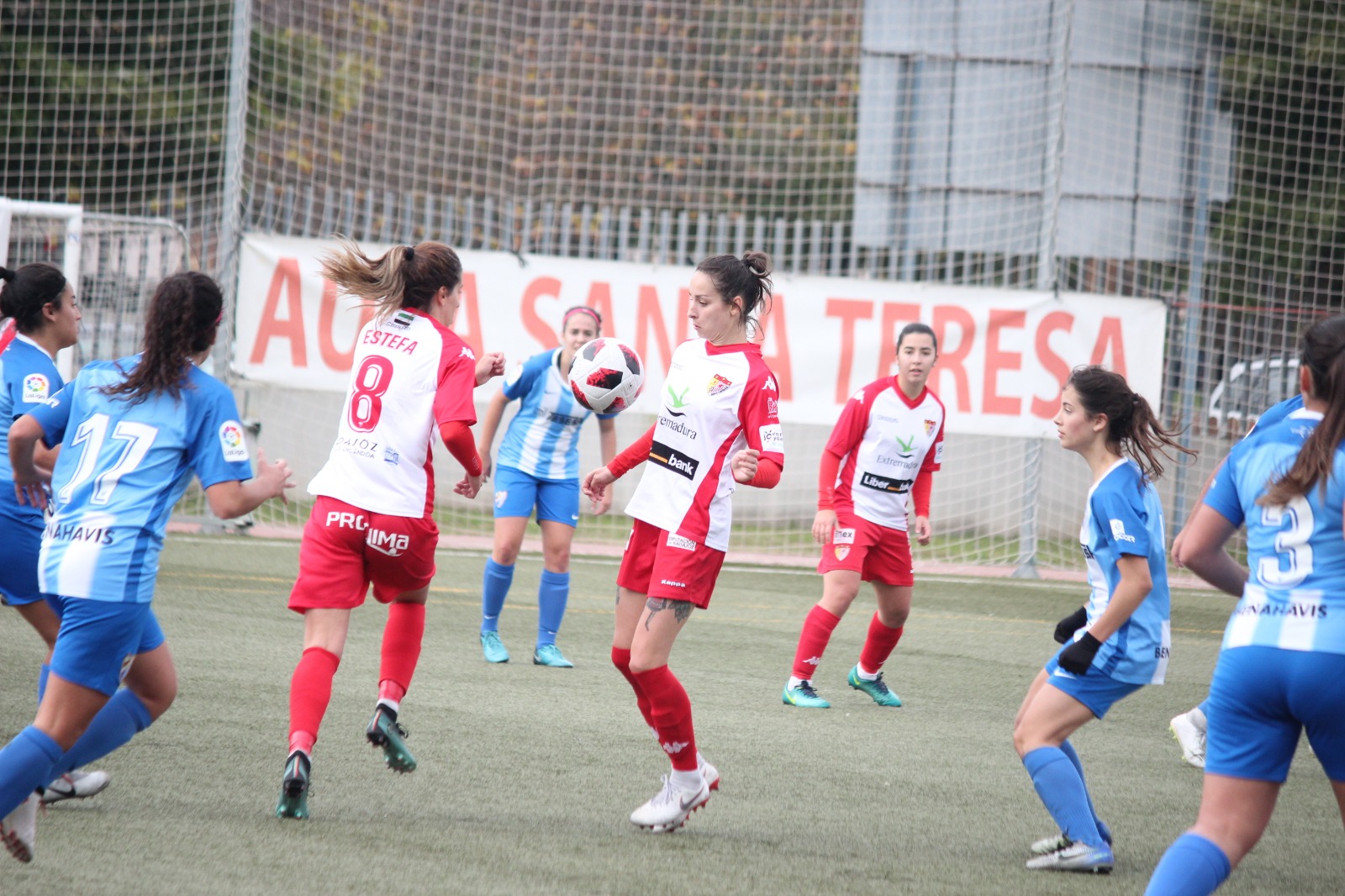 Goleada del Liberbank Santa Teresa Badajoz ante el filial del Málaga 