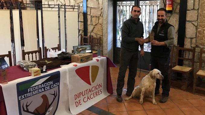 Manuel Ángel Silverio, campeón de Extremadura de Becadas 2018