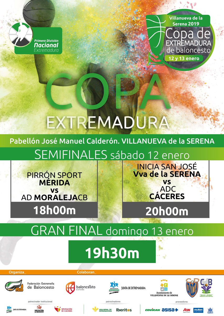 Cuatro equipos lucharán por el primer título de la temporada en la COPA DE EXTREMADURA 2019