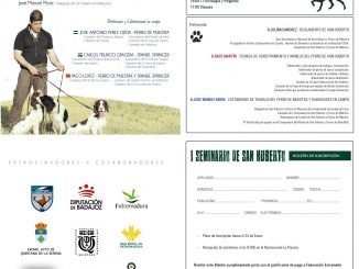 Quintana de la Serena acoge el 26 y 27 de enero el I Seminario San Huberto para los niveles iniciación y concursante