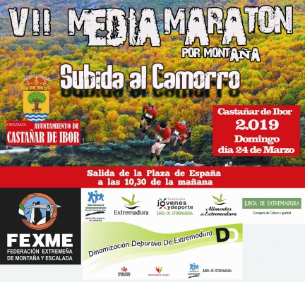 Previa VII Media Maratón por Montaña Subida al Camorro 24 de Marzo Castañar de Ibor