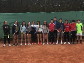 Jugadores cadetes de la FExT en el Torneo Nacional Marca Jóvenes Promesas de Sevilla