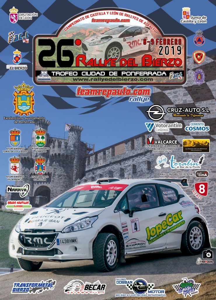 Paco Montes y David Collado inicia su singladura deportiva de este 2019 en el 26º Rallye del Bierzo