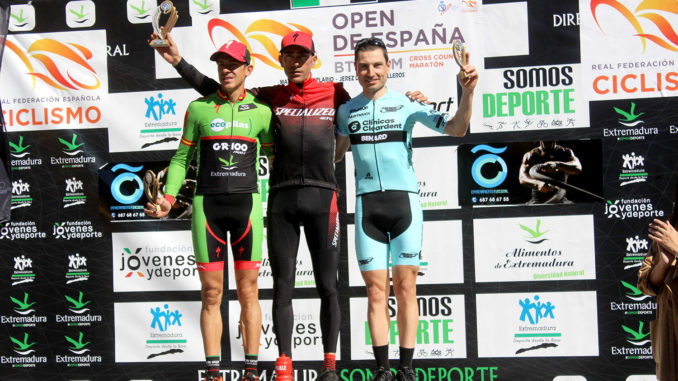 Gran actuación del Extremadura-Ecopilas en el Maratón Templario-Open de España con Díaz de la Peña y Benavides subcampeones en élite y sub23