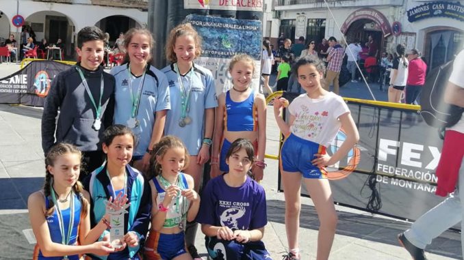 El Club Atletismo de Alburquerque subcampeón de Extremadura de carreras por montaña de la Fexme