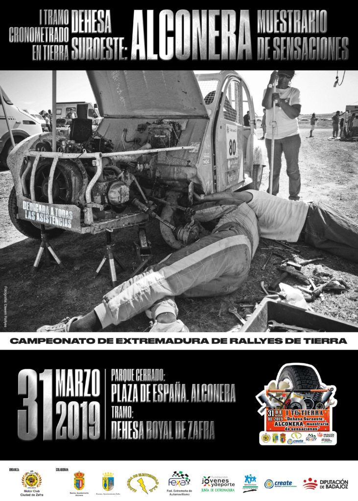 El Dehesa Suroeste abrirá el Campeonato de Extremadura de Rallyes de Tierra 2019