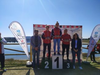 El Piragüismo Extremeño celebró en el Embalse de Proserpina el XXX Campeonato de Extremadura de Invierno