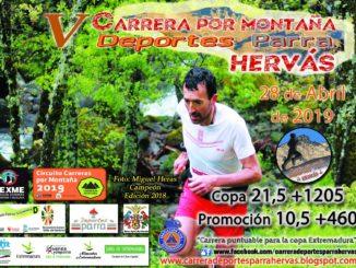 V Carrera por Montaña Deportes Parra Hervás el próximo 28 de Abril 2019