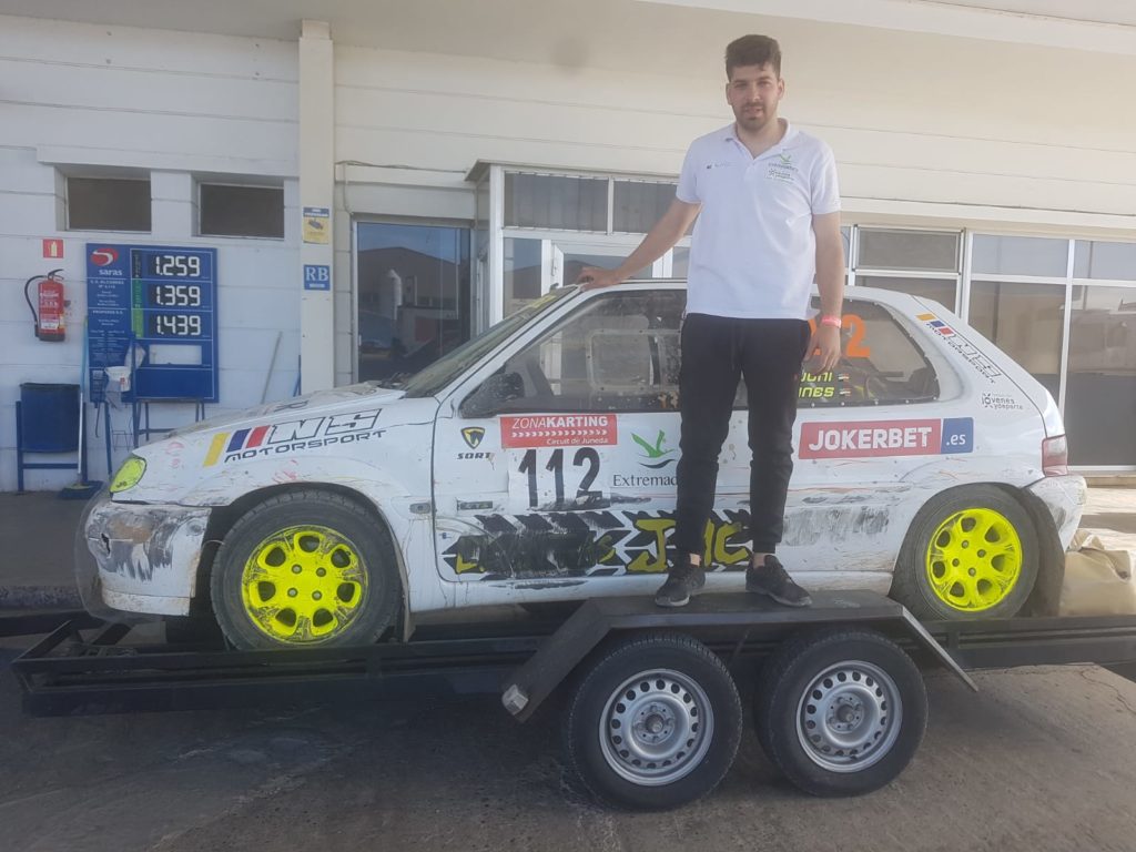 Los lances de carrera lastran la actuación extremeña en el Autocross de Lleida