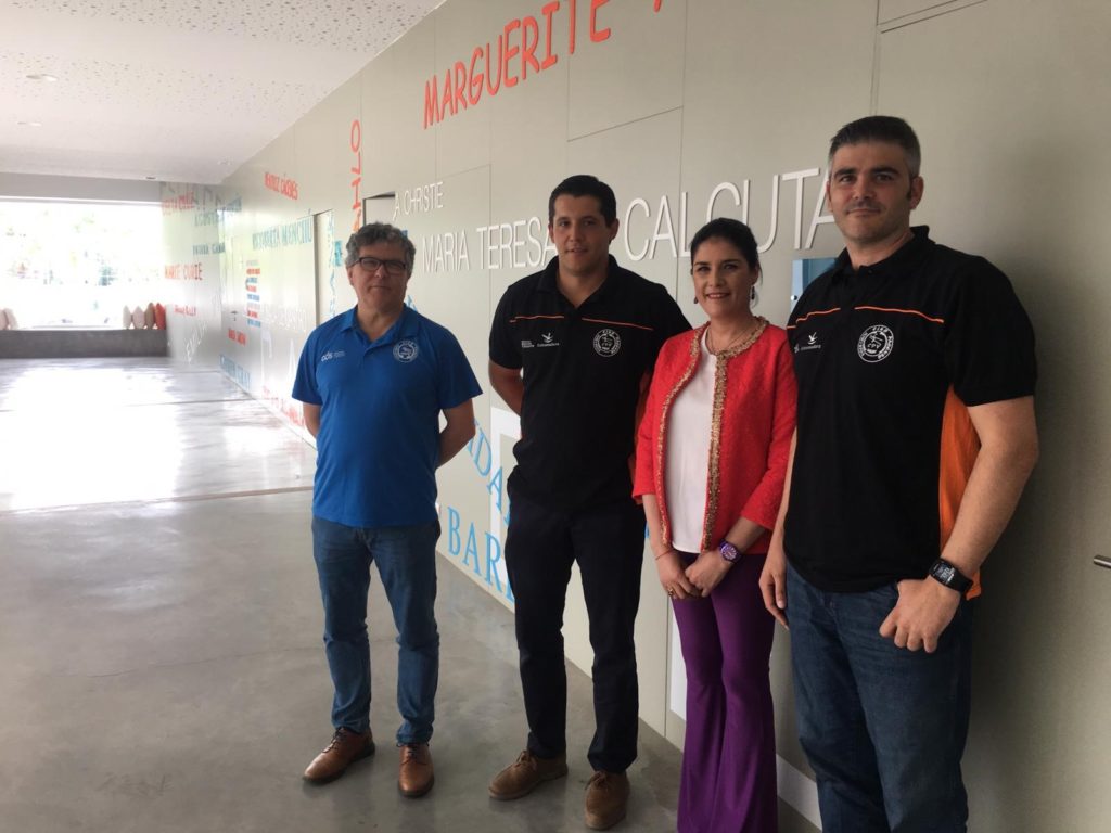 El Club Pacense Voleibol y el IMEX se reúnen para proyectos ilusionantes