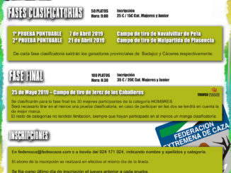 39 tiradores disputarán la fase final del Campeonato de Extremadura de Compak Sporting en Jerez de los Caballeros