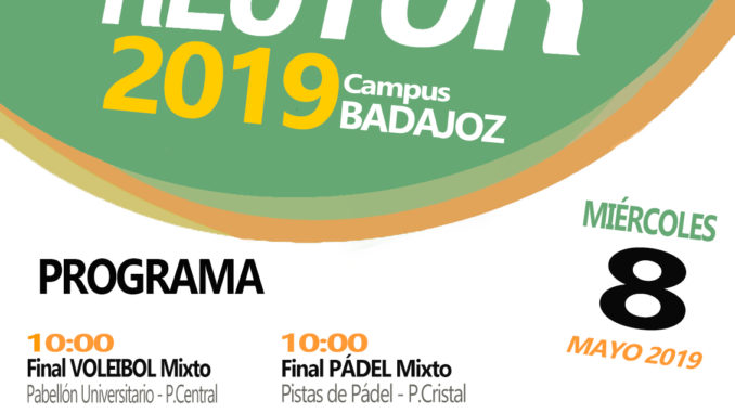 Finales Trofeo Rector en las Instalaciones Deportivas del Campus de Badajoz