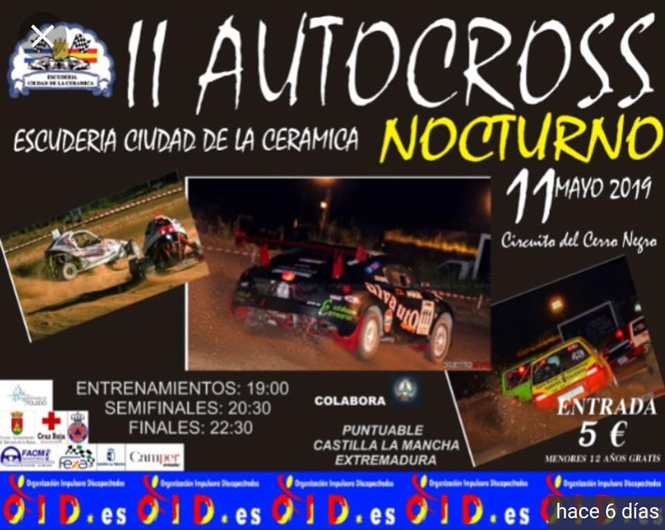 Buena actuación extremeña en el II Autocross Nocturno Escudería Ciudad de la Cerámica