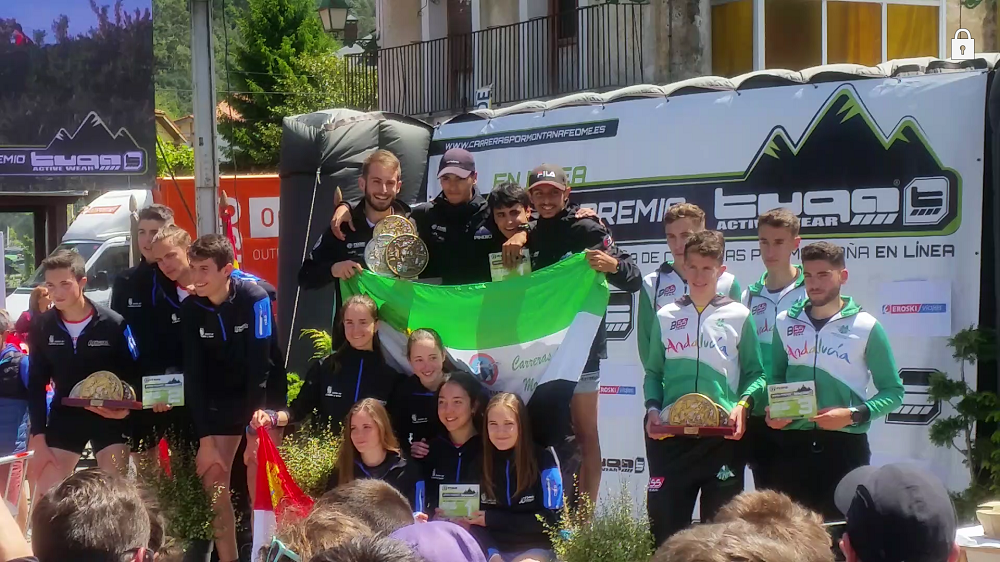 La Selección Extremeña de Carreras por Montaña se proclama doblemente campeona en Otañes