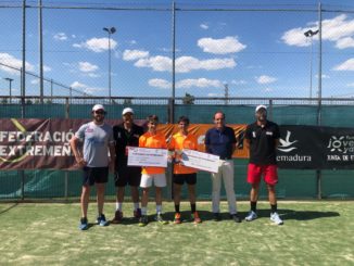 Lidia Gómez y Fernando Bulnes Campeones de Extremadura Cadete de Tenis