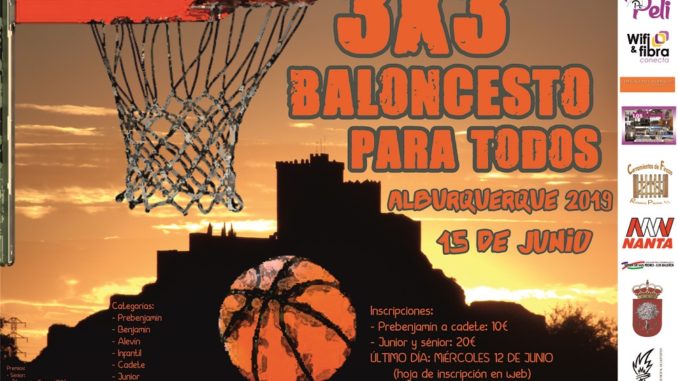 Torneo 3x3 Baloncesto Para Todos de Alburquerque