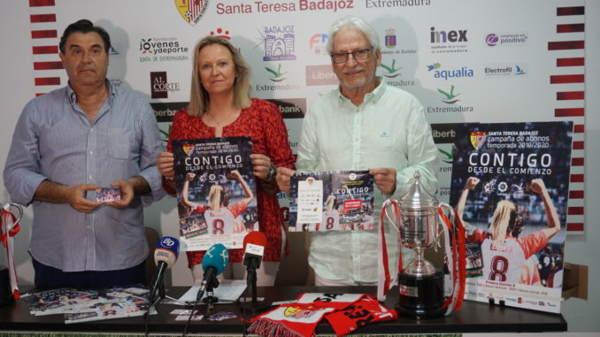 El Santa Teresa Badajoz presenta su campaña 2019/2020: 'Contigo desde el comienzo'