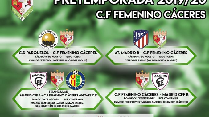 Comienzan los entrenamientos del C.F Femenino Cáceres