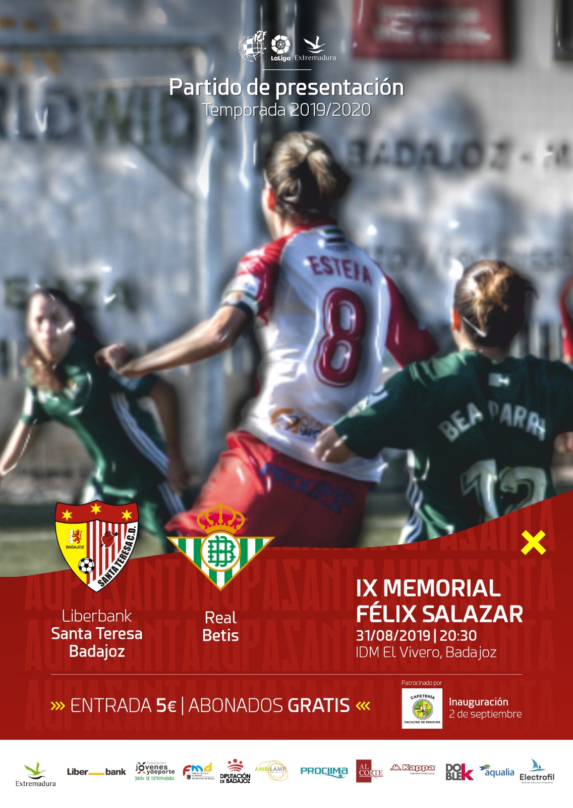 El Santa Teresa se presentará ante el Betis en el IX Memorial Félix Salazar