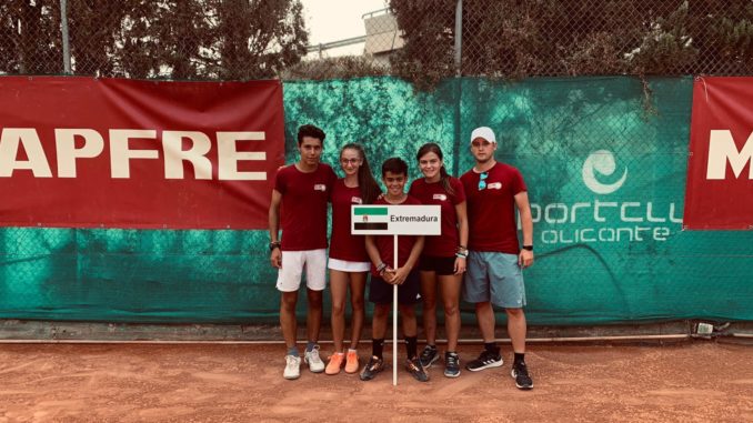 Resumen de la participación extremeña en el Campeonato de España Infantil de Tenis