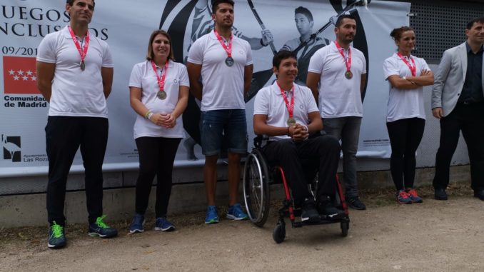 Bronce de Elena Ayuso y David Portela en los II Juegos Parainclusivos de Madrid
