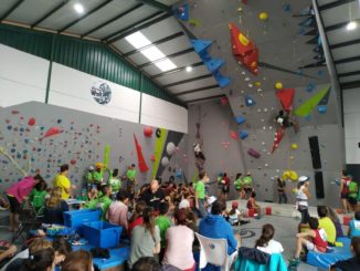 El Rocódromo Cereza Wall de Plasencia acogió una competición con el futuro formato olímpico