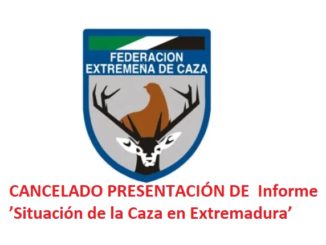 Cancelada la presentación del Informe “Situación de la caza en Extremadura”