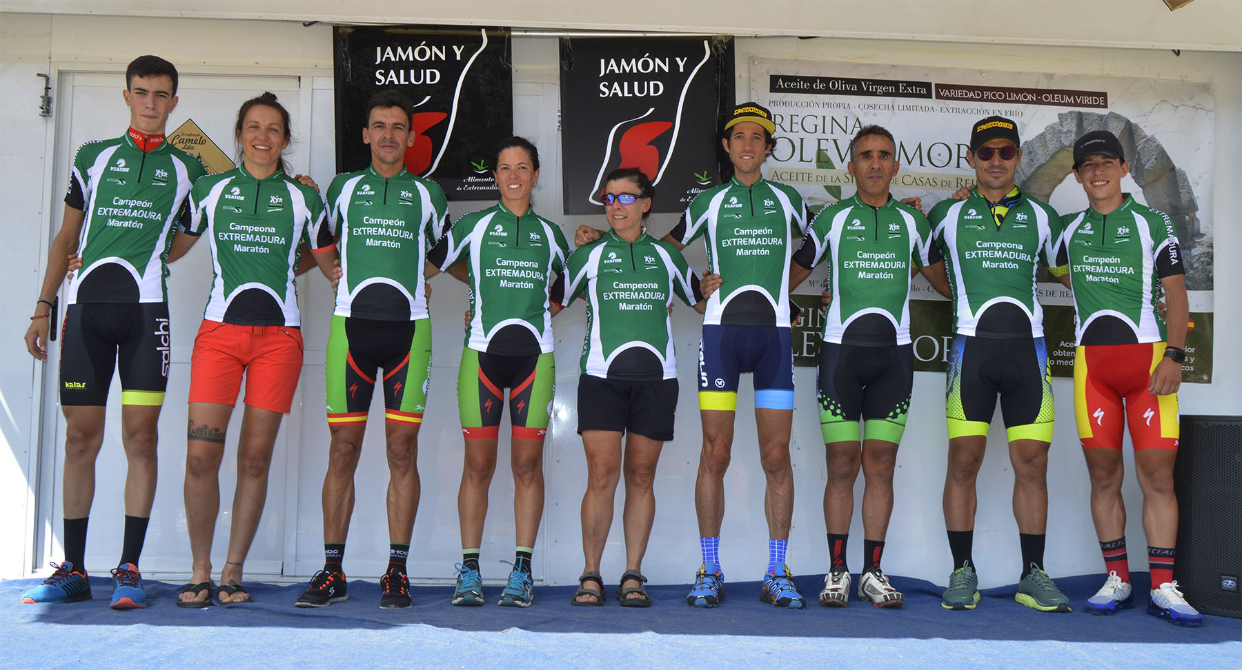 Los llerenenes Manu Cordero y Desi Castro lograron la victoria absoluta en la Marcha MTB “Fernando Torres Martín”