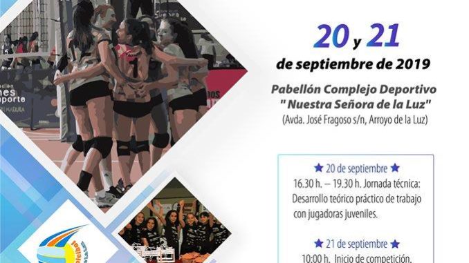 presentación II Torneo Internacional de Extremadura de Voleibol Juvenil