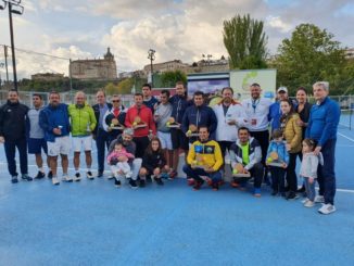 El Club de Tenis Cauria ha organizado el campeonato de Extremadura de Tenis para Veteranos