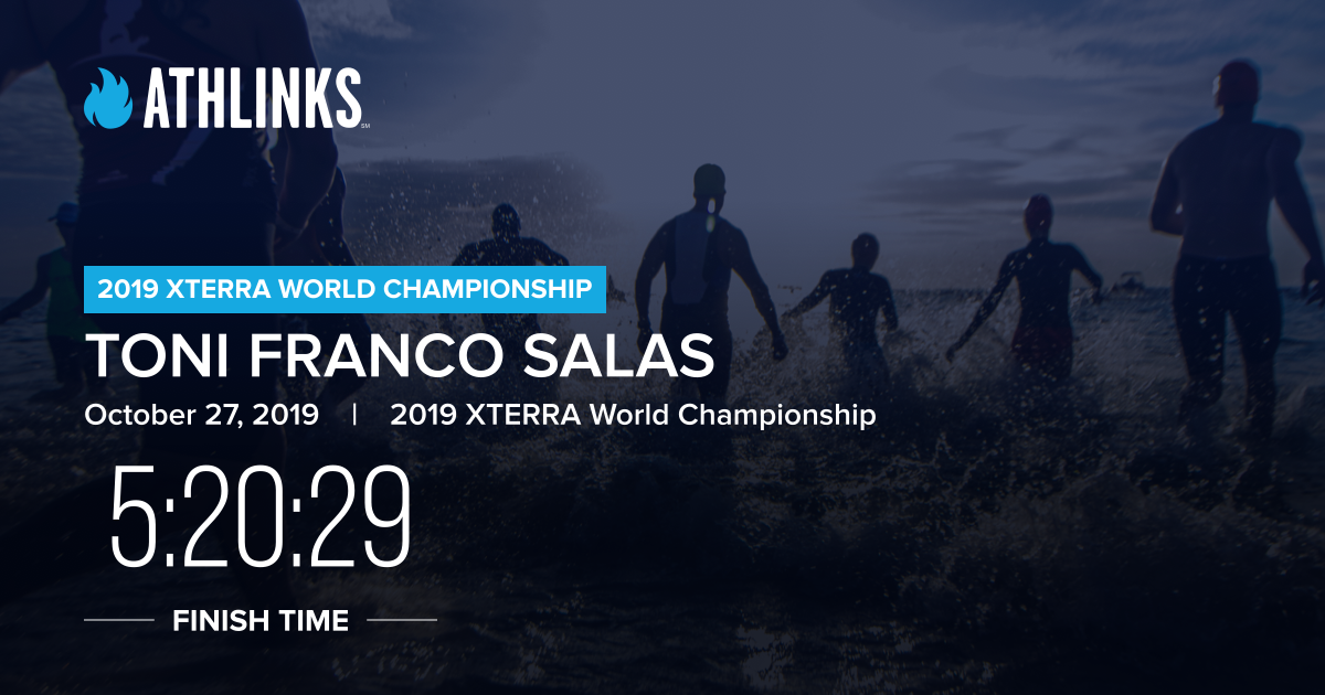 Toni Franco Bronce en el Campeonato del Mundo X-TERRA de Maui