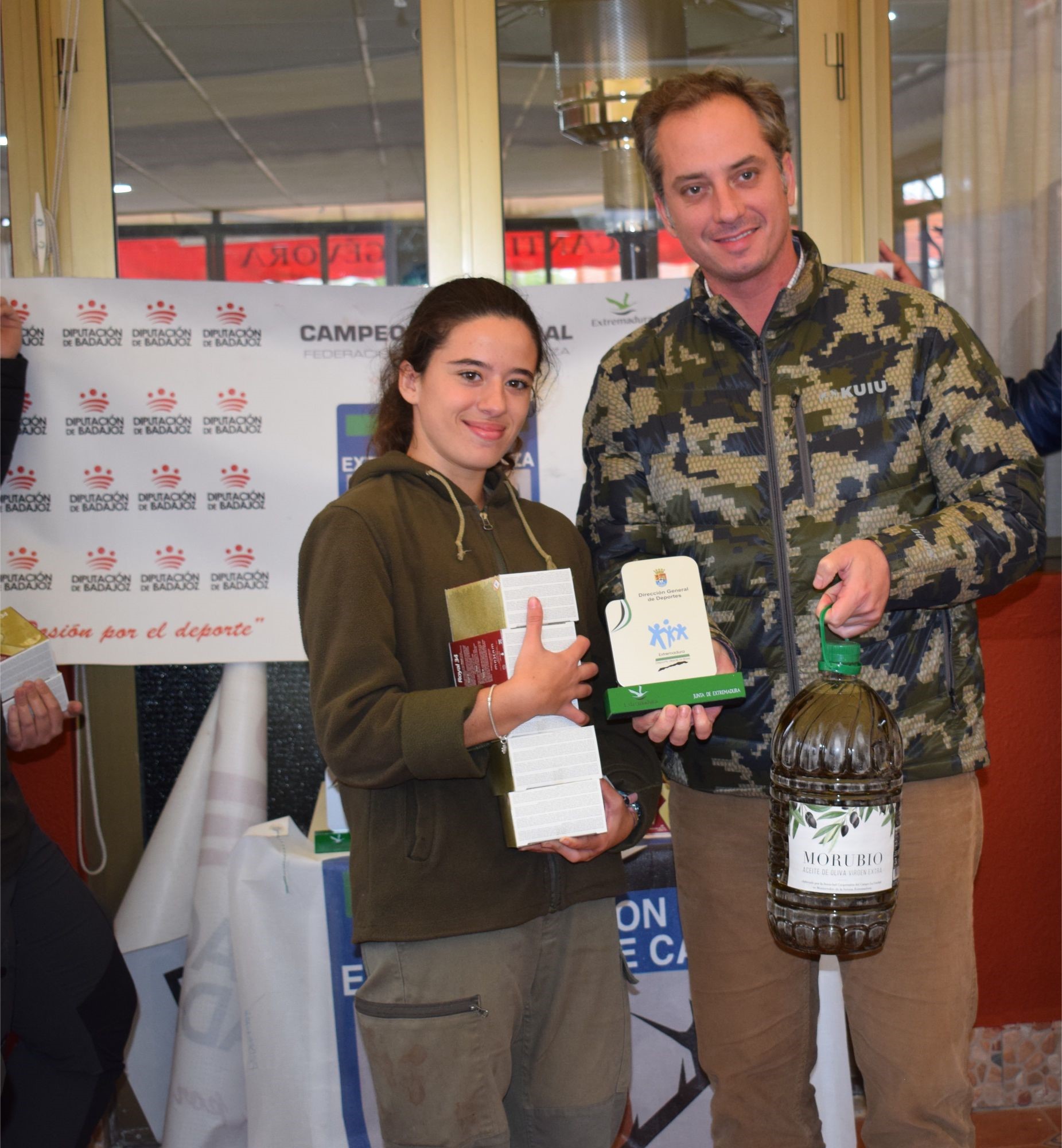 Richard Herreruela y Alcira Salas, campeones de Extremadura de Caza Menor con Perro