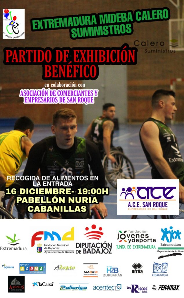 Partido benéfico del Extremadura Mideba