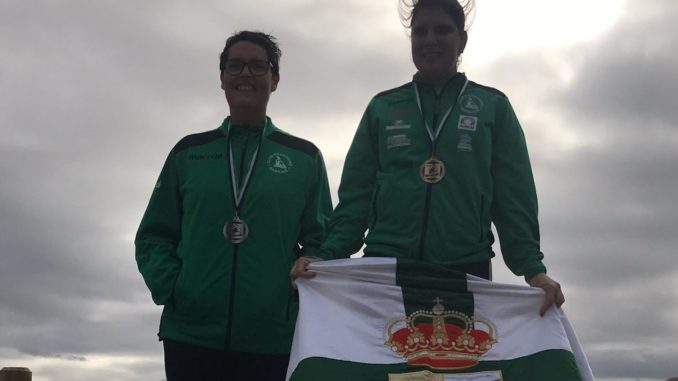 Elena Ayuso, primera clasificada en el Duatlón de Mérida