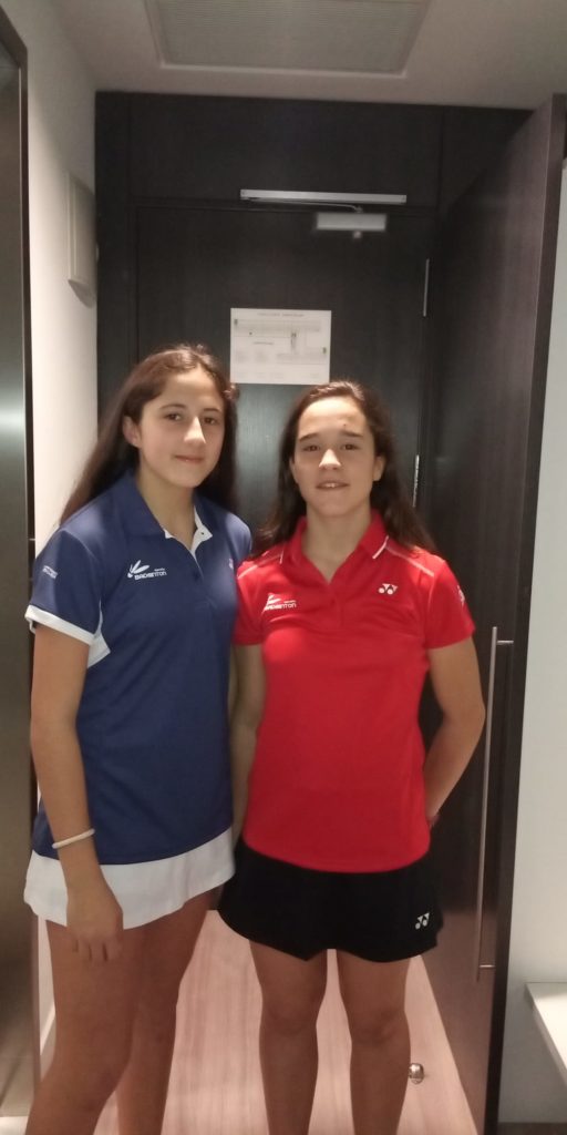 Las extremeñas Mariela Vázquez y María González al Europeo de Bádminton Sub 15