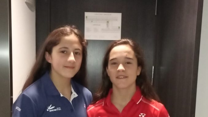 Las extremeñas Mariela Vázquez y María González al Europeo de Bádminton Sub 15