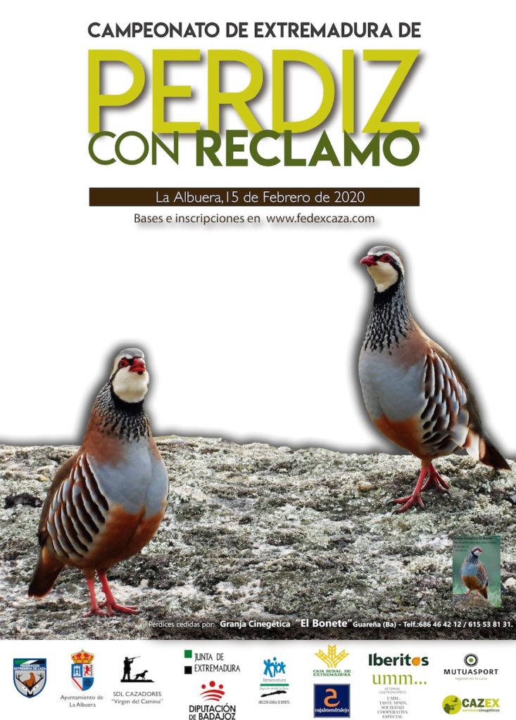 La Albuera acogerá el Campeonato de Extremadura de Perdiz con Reclamo el próximo 15 de febrero
