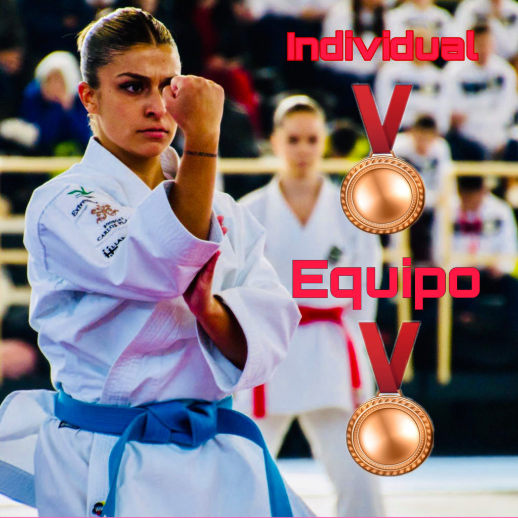 Marta García, doble medalla de bronce en el nacional de Leganés