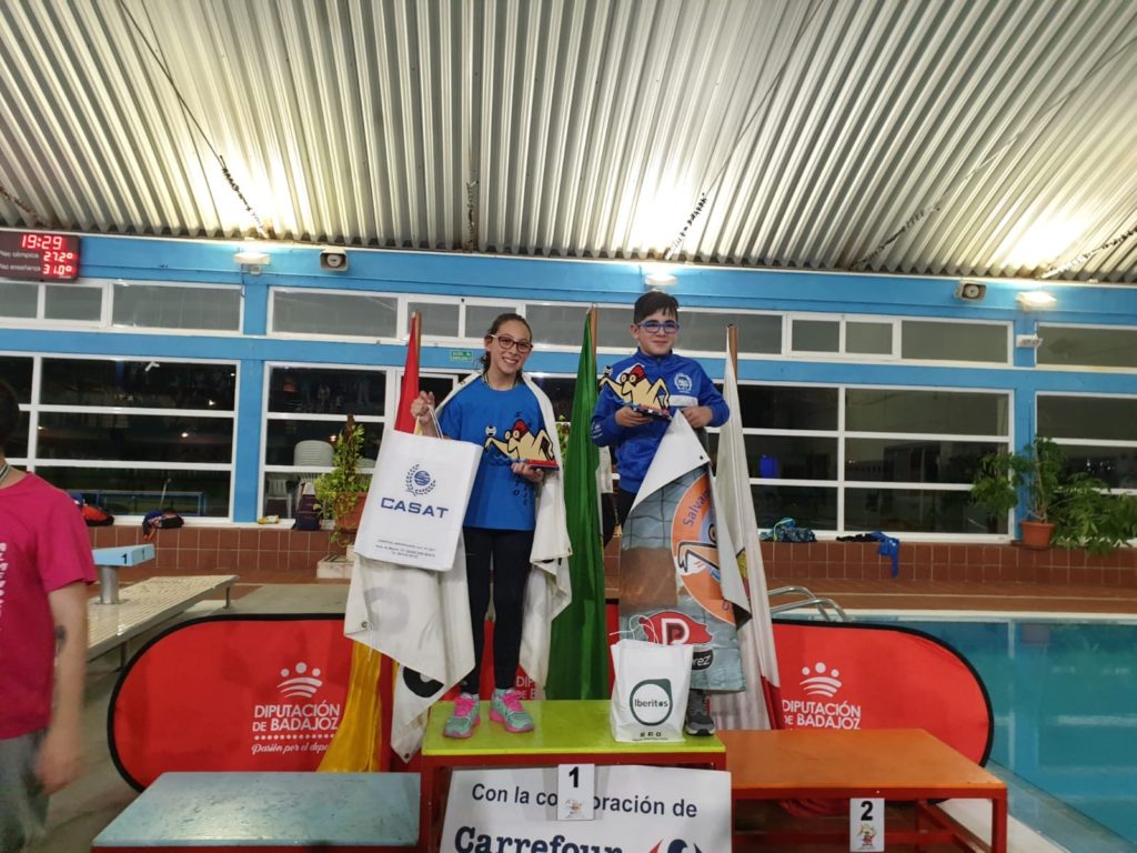 Club Salvamento Tiendas Pavo Don Benito campeón por equipos Infantil y Asbsoluto en el III Trofeo Nacional Calabazón de Salvamento y Socorrismo