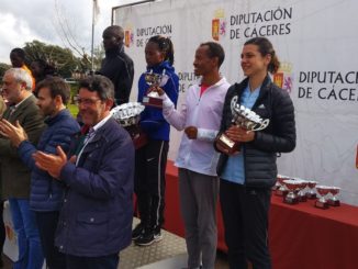 Thomas Ayeko y Sarah Chelangat ganadores del Gran Premio Cáceres de Campo a Través de la Diputación provincial