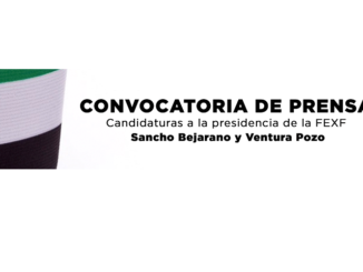 Convocatoria de Prensa de Sancho Bejarano y Ventura Pozo