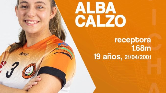 Alba Calzo sube a la primera plantilla del Extremadura CPV