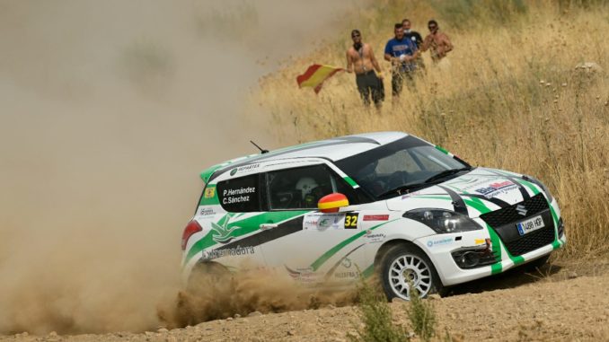 Dos vehículos del ERT en el Rally Terra Da Auga