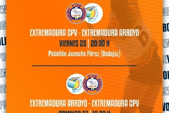 Extremadura CPV y Extremadura Arroyo disputarán por partida doble el Torneo Élite Diputaciones